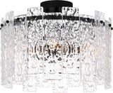 Quoizel PCCAS1716MBK Caspian Modern Matte Black Ceiling Lighting Fixture