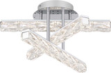 Quoizel PCCME1718C Comet Modern Polished Chrome LED Flush Mount Lighting