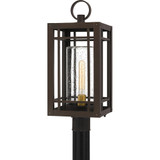 Quoizel PLH9010WT Pelham Contemporary Western Bronze Outdoor Post Lighting Fixture