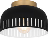 Quoizel QFL6208MBK Quoizel Flush Mount Contemporary Matte Black Ceiling Light