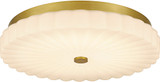 Quoizel QFL6787BRG Contemporary Brushed Gold LED Flush Mount Light Fixture