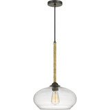 Quoizel QPP4033TK Merino Contemporary Tarnished Bronze Hanging Light Fixture
