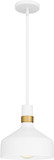 Quoizel QPP6804W Piccolo Contemporary Matte White Mini Pendant Lamp