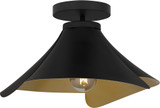 Quoizel QSF6747MBK Modern Matte Black Ceiling Light