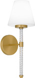 Quoizel QW6752BRG Wood Contemporary Brushed Gold Wall Light Sconce
