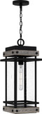 Quoizel SAD1509MBK Strader Modern Matte Black Mini Hanging Light