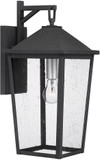 Quoizel STNL8409MB Stoneleigh Mottled Black Outdoor 9" Wall Lighting Sconce