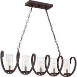 Quoizel TMT540WT Tumult Contemporary Western Bronze Kitchen Island Lighting