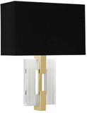 Robert Abbey 1009B Lincoln Modern Gold Wall Light Sconce