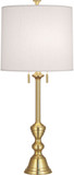 Robert Abbey 1220 Arthur Contemporary Modern Brass Table Lamp