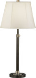 Robert Abbey 1841W Bruno Lead Bronze with Ebonized Nickel Table Lamp