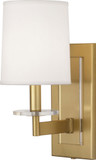 Robert Abbey 3381 Alice Contemporary Antique Brass with Lucite Wall Light Sconce