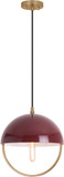 Robert Abbey 602OX Mavisten Edition Copernica Contemporary Lacquered Burnished Brass Drop Ceiling Light Fixture
