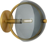 Robert Abbey 604 Mavisten Edition Copernica Contemporary Lacquered Burnished Brass Wall Lighting Sconce