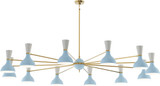 Robert Abbey BB12LY Clare Modern Modern Brass Hanging Chandelier