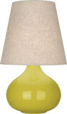 Robert Abbey CI91 June Citron Glazed Ceramic 24" Side Table Lamp