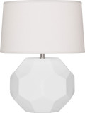 Robert Abbey DY02 Franklin Contemporary Daisy Glazed Ceramic Side Table Lamp