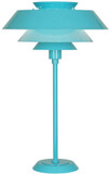 Robert Abbey EB780 Pierce Contemporary Egg Blue Gloss Table Lamp