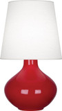 Robert Abbey RR993 June Ruby Red Glazed Ceramic 31" Table Top Lamp
