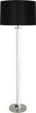 Robert Abbey S473B Fineas Contemporary Clear Glass and Polished Nickel Floor Lamp