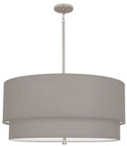 Robert Abbey SG140 Decker Polished Nickel Drum Drop Ceiling Light Fixture