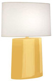 Robert Abbey SU03 Victor Sunset Yellow Glazed Ceramic Table Lamp Lighting