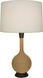 Robert Abbey Z477 Hatteras Modern Natural Rope with Deep Patina Bronze Lighting Table Lamp