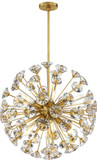 SDQ Lighting PD37512WG Contemporary Warm Gold Hanging Pendant Lighting