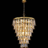 SDQ Lighting PD37712WG Modern Warm Gold Hanging Light Fixture