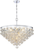 SDQ Lighting PD37826CH Modern Chrome Hanging Light