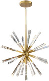 SDQ Lighting PD38525BG Modern Brushed Gold LED Pendant Light