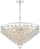 SDQ Lighting PD37832CH Modern Chrome Hanging Lamp