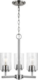 Generation Lighting Lighting 31170-962 Oslo Brushed Nickel Mini Chandelier Lighting