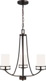 Generation Lighting 3121603-710 Robie Burnt Sienna Mini Chandelier Light