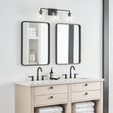 Generation Lighting Lighting 4000103-112 Beaumont Midnight Black 3-Light Bath Sconce
