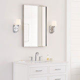 Generation Lighting 4102801-05 Windom Chrome 14.5" Multi Lamp Sconce