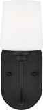 Generation Lighting 4102801-112 Windom Midnight Black 17" Multi Lighting Sconce