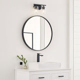 Generation Lighting Lighting 41171-112 Oslo Midnight Black 2-Light Bath Lighting Sconce