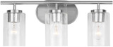 Generation Lighting Lighting 41172-962 Oslo Brushed Nickel 3-Light Bath Light Fixture