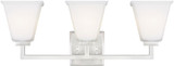 Generation Lighting 4413703-962 Ellis Harper Brushed Nickel 3-Light Bath Wall Sconce