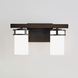 Generation Lighting 4421602-710 Robie Modern Burnt Sienna 2-Light Bathroom Wall Sconce