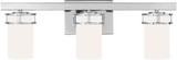 Generation Lighting 4421603EN3-05 Robie Contemporary Chrome LED 3-Light Bathroom Lighting