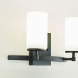 Generation Lighting Lighting 4424602-112 Alturas Midnight Black 2-Light Bath Lighting Fixture