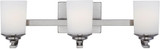 Generation Lighting 4430703EN3-962 Kemal Brushed Nickel LED 3-Light Bath Lighting