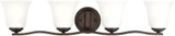 Generation Lighting 4439004EN3-710 Emmons Bronze LED 4-Light Bathroom Lighting Sconce