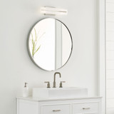 Visual Comfort Studio 4454302-962 Dex Contemporary Brushed Nickel 2-Light Lighting For Bathroom