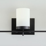 Visual Comfort Studio Lighting 4490303-112 Zire Midnight Black 3-Light Bathroom Wall Sconce