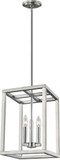 Generation Lighting 5134503-962 Moffet Street Modern Brushed Nickel 10.5" Foyer Lighting Fixture