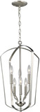 Generation Lighting 5134906-962 Romee Modern Brushed Nickel 15" Pendant Hanging Light
