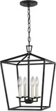 Visual Comfort Studio 5292604EN-112 Dianna Midnight Black LED Foyer Light Fixture